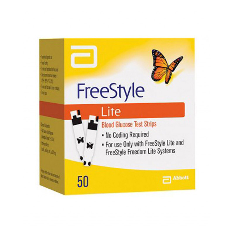 FreeStyle Lite Blood Glucose Test Strips - 50 Strips